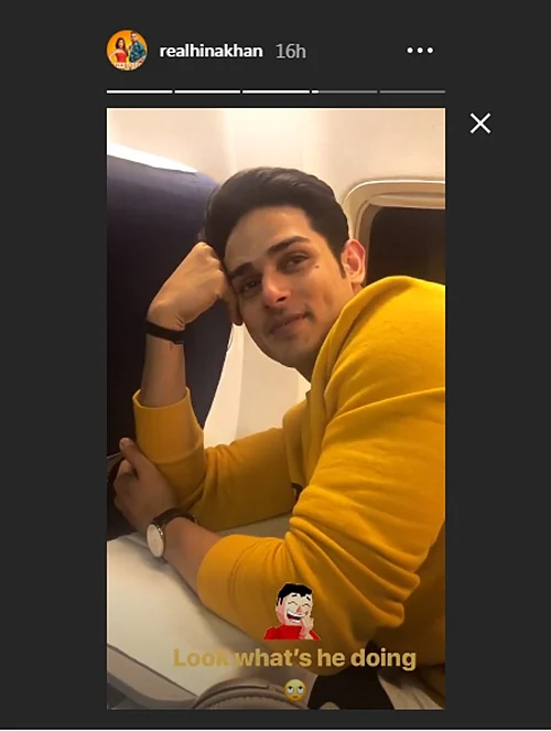 Hina Khan films air hostess without her permission after Priyank Sharma’s ‘crush’ on her