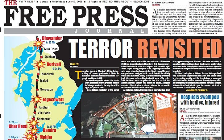 On This Day in History: July 11, 2006 – Series of bomb blasts in Mumbai local trains killed 147 and injured 439