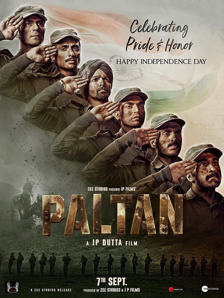 New poster of JP Dutta’s upcoming film ‘Paltan’ unveiled on Independence Day