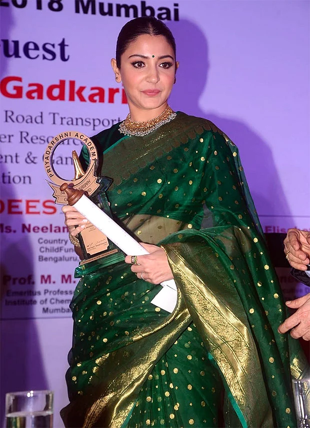Mumbai: Anushka Sharma feels special and honoured to receive Smita Patil award