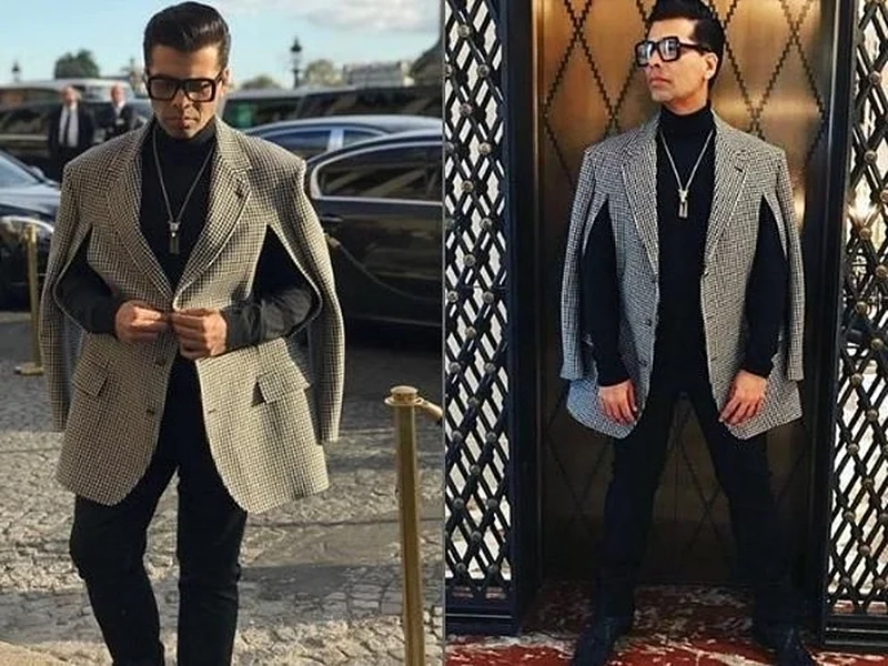 Paris Fashion Week 2018: Karan Johar flaunts Gucci alongside K-pop star; see pic