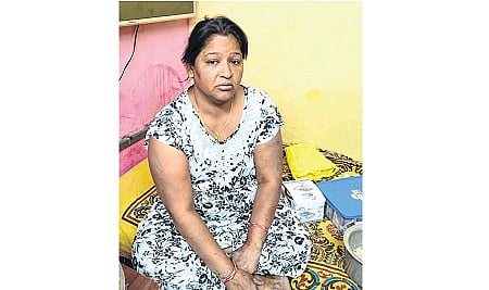 Woman ganja peddler arrested