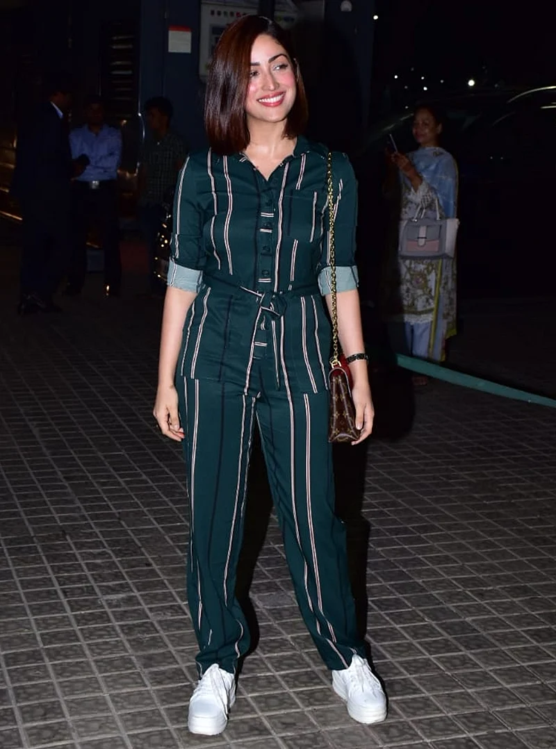 Yami Gautam at Kedarnath special screening in Mumbai. /Photo by Viral Bhayani