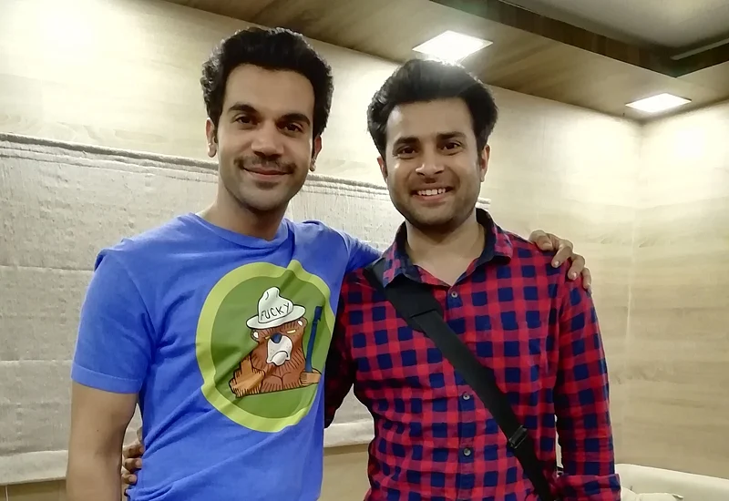 Rajkummar Rao with Amit Bimrot