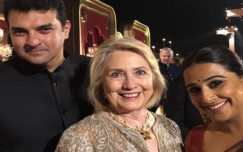 Vidya Balan’s ‘precious moment’ with Hillary Clinton is unmissable; check out