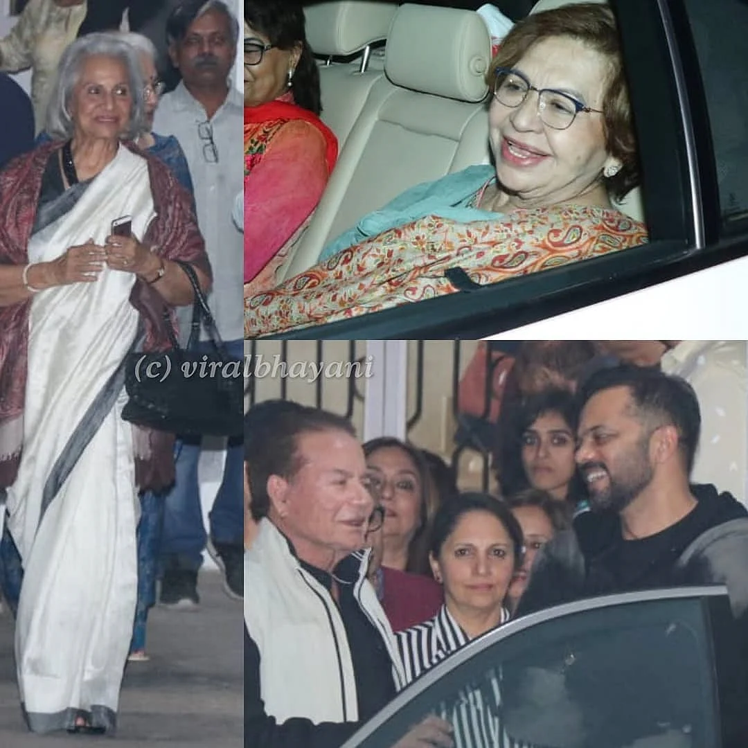 In Pics: Hrithik Roshan, Sussanne Khan, Salim Khan attend ‘Simmba’ special screening
