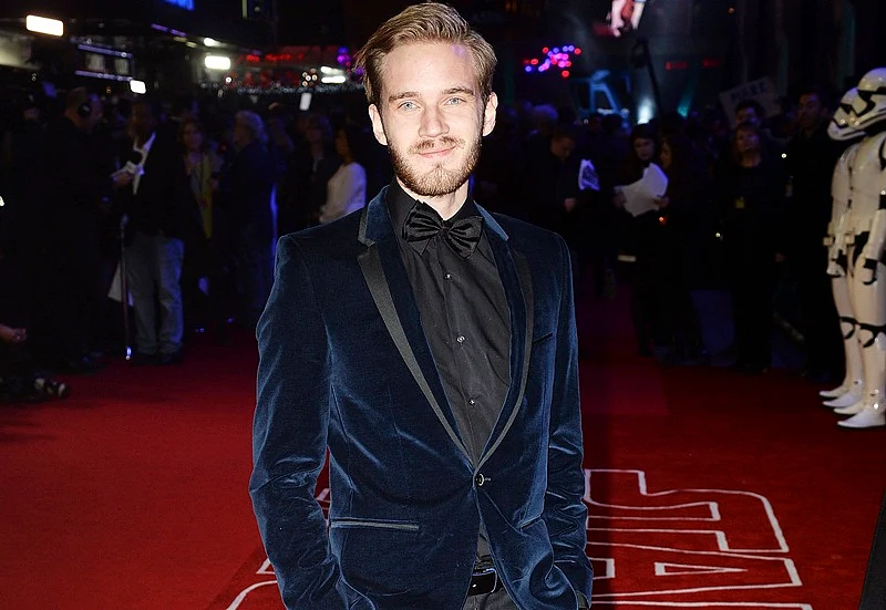 LONDON, ENGLAND – DECEMBER 16: PewDiePie attends the European Premiere of “Star Wars: The Force Awakens” at Leicester Square on December 16, 2015 in London, England. (Photo by Dave J Hogan/Dave J Hogan/Getty Images)