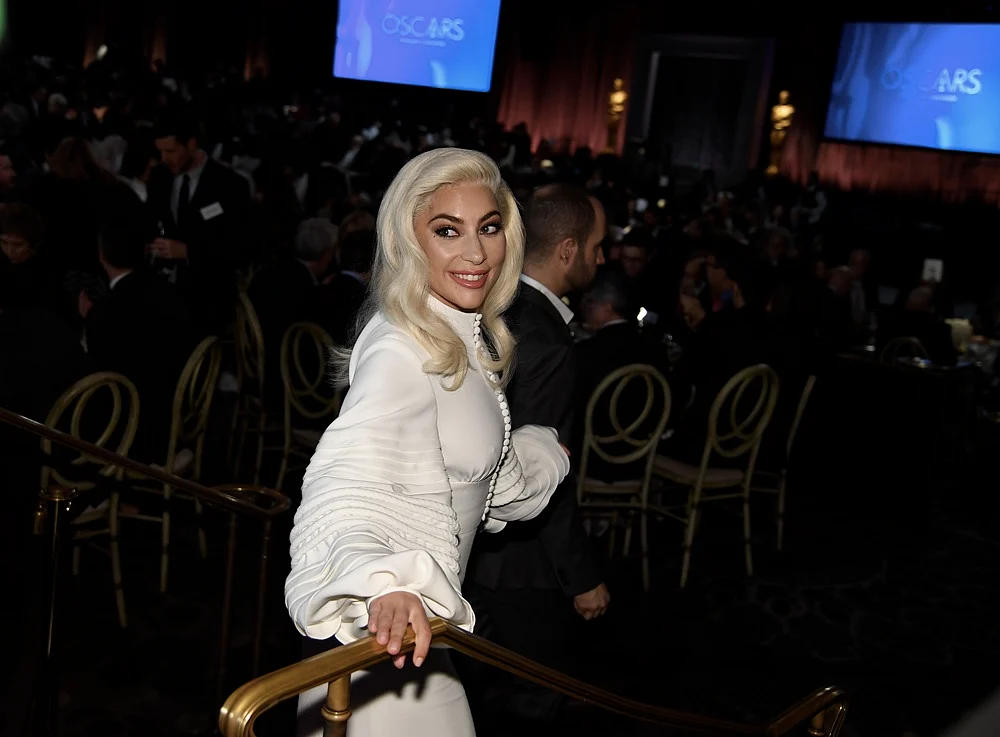 Lead Actress nominee and Original Song nominee for “Shallow” from “A Star is Born” singer/songwriter Lady Gaga arrives inside the 91st Oscars Nominees Luncheon<br />Photo by Robyn BECK / AFP