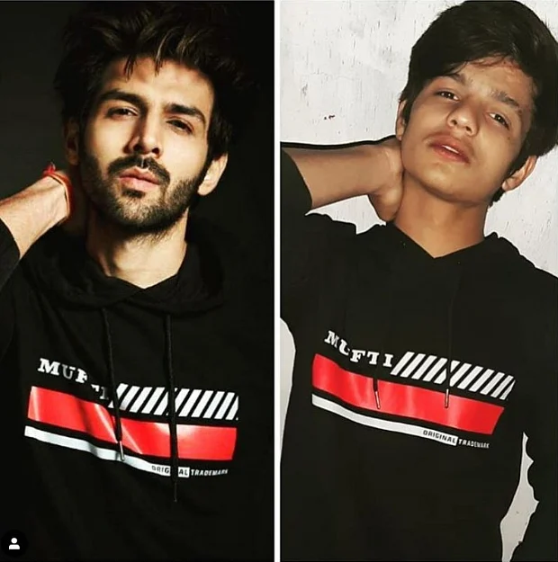 In Pics: Kartik Aaryan fans are recreating his signature style and he is loving it