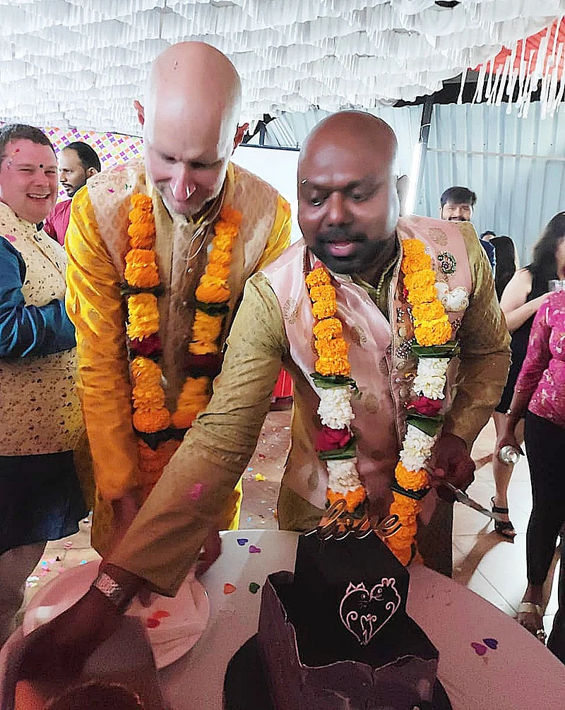 This Mumbai baker made wedding cake for the first same-sex wedding party post Section 377 verdict