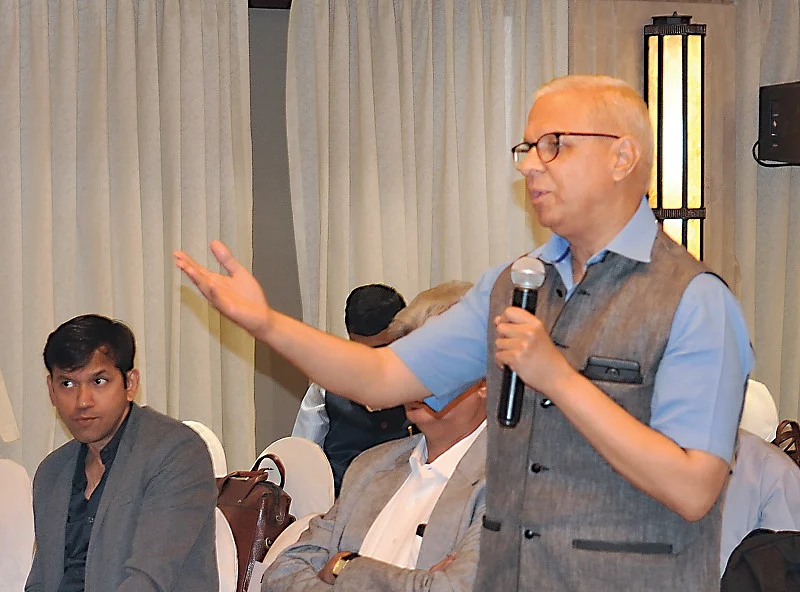 Audience interacts with speakers