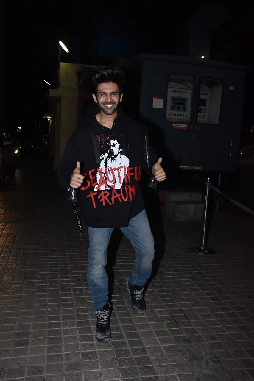 Kartik Aaryan, Pic courtesy: Viral Bhayani