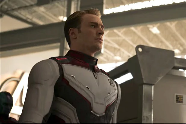 Captain America sporting the new suit