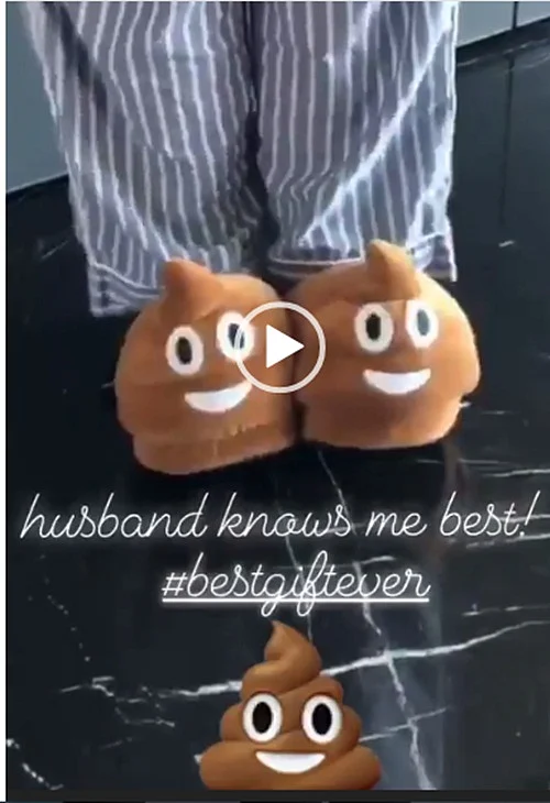 Deepika Padukone flaunts her poop emoji slippers gifted by hubby Ranveer Singh