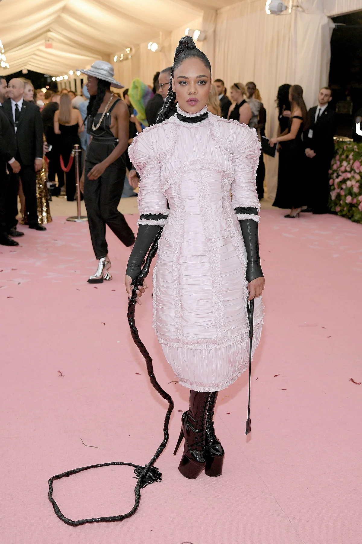 Back off Rapunzel, Tessa Thomson has a longer braid at Met Gala 2019