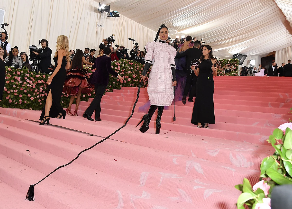 Back off Rapunzel, Tessa Thomson has a longer braid at Met Gala 2019
