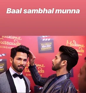 The wait is over! Shahid Kapoor unveils his first wax statue at Madame Tussauds