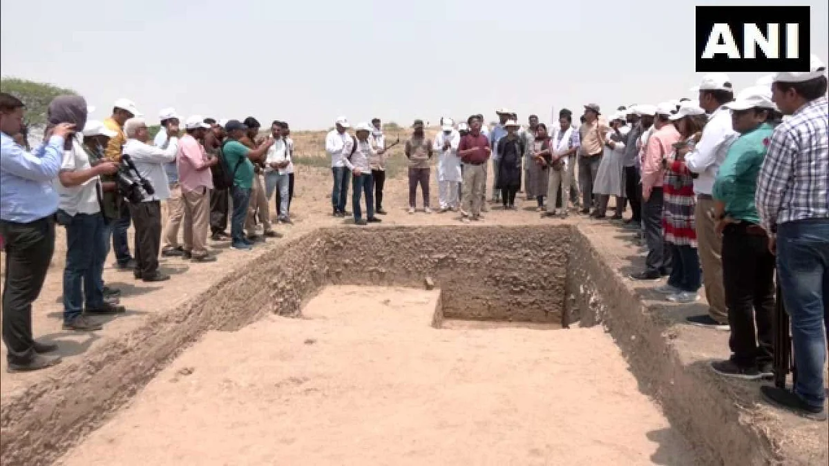 हरयाणाच्या राखीगढी येथे सापडले ७ हजार
वर्षांन पूर्वीचे शहर