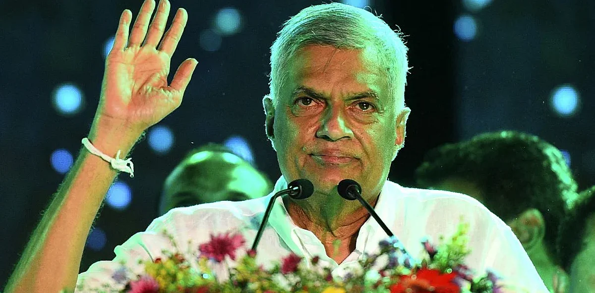 श्रीलंकेत यूएनपीचे नेते रानिल विक्रमसिंघे यांनी घेतली पंतप्रधान पदाची शपथ