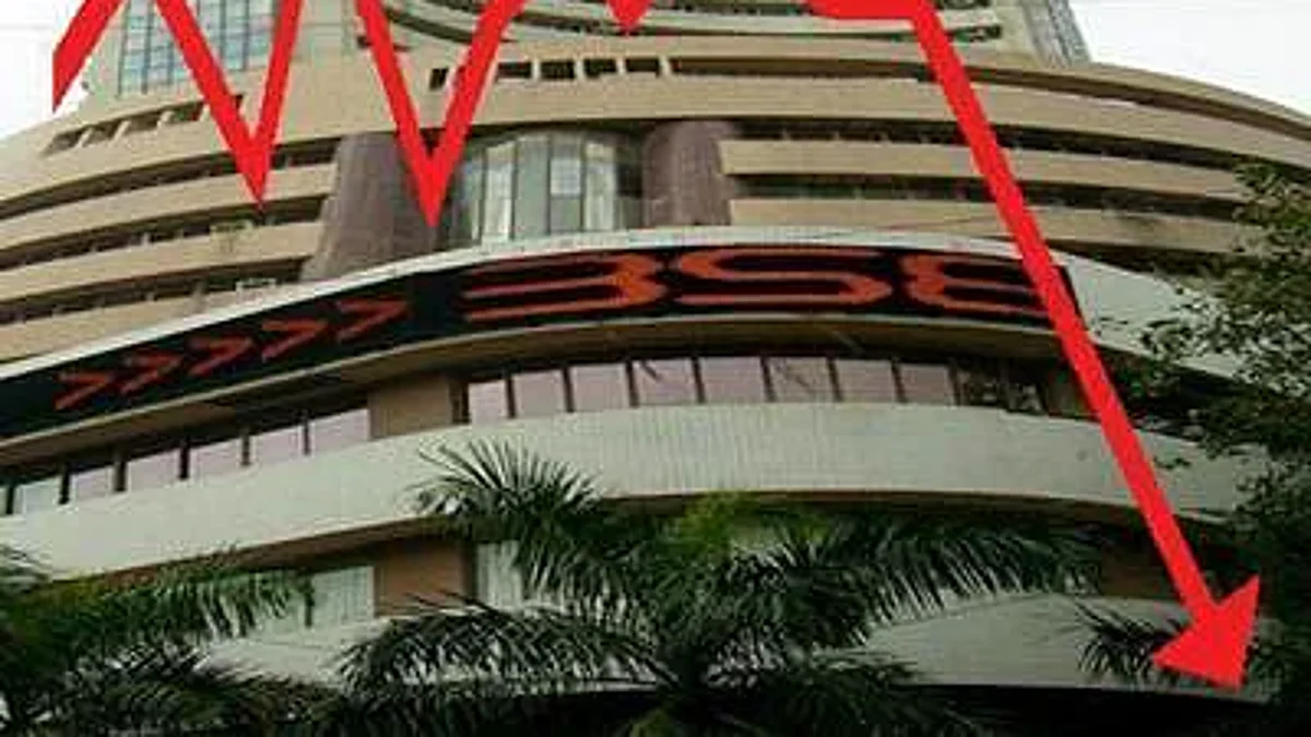 शेअर बाजाराचा सेन्सेक्स सलग तिसऱ्या दिवशी घसरला