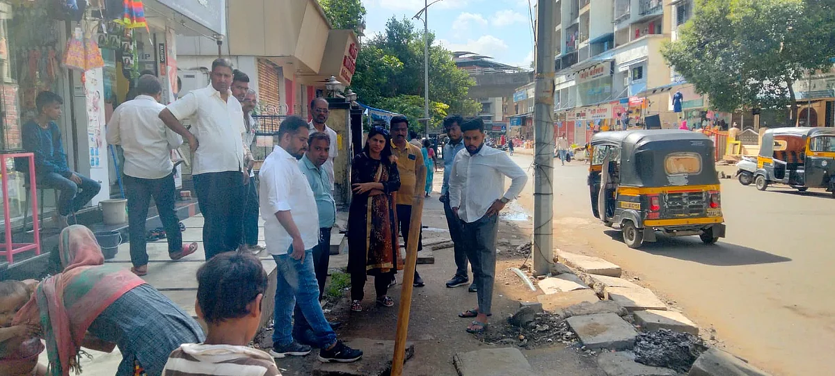 शहरातील साफसफाईच्या कामाची महापालिका आयुक्तांकडून पाहणी