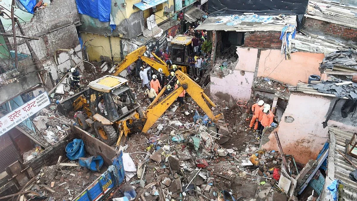 इमारत दुर्घटना घडण्याची मालिका सुरुच,महिन्याभरात ५३ घटना घडल्या