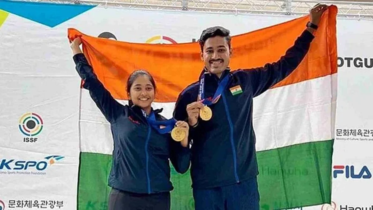 शूटिंग वर्ल्ड कपमध्ये भारताला दुसरे सुवर्णपदक