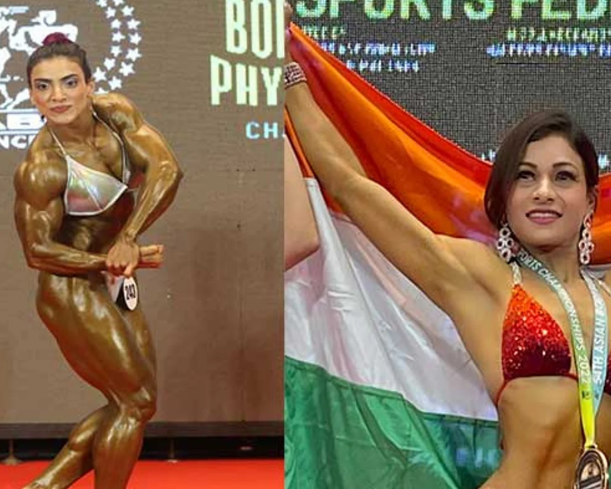 आशियाई स्पर्धेत महिला गटातील डॉली सैनीने शरीरसौष्ठवात पटकाविले सुवर्णपदक