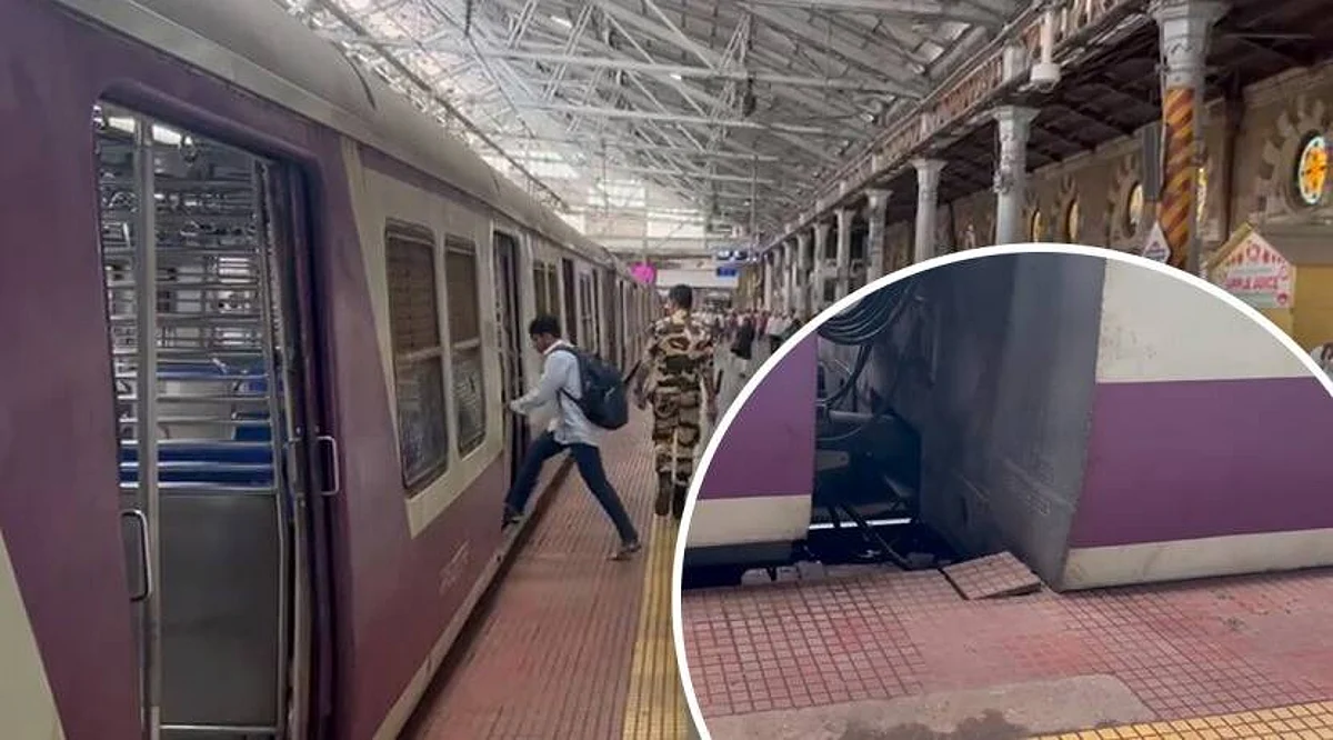 सीएसएमटी स्थानकात लोकलचा डबा घसरल्याने हार्बर लोकल सेवा विस्कळीत