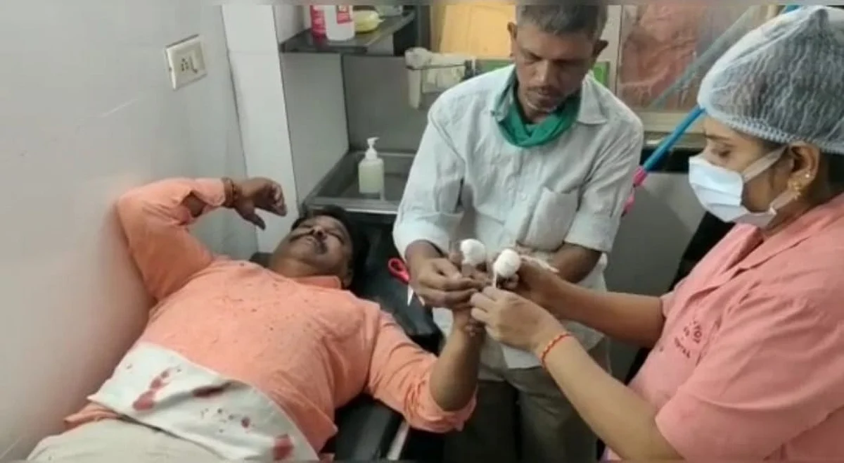 ठाकरे समर्थक शिवसेना उपशहर प्रमुख हर्षवर्धन पालांडे यांच्यावर प्राणघातक हल्ला