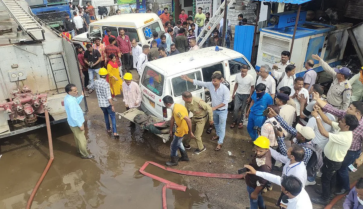 जबलपूर येथील खासगी रुग्णालयात भीषण आग; १० जणांचा आगीत मृत्यू