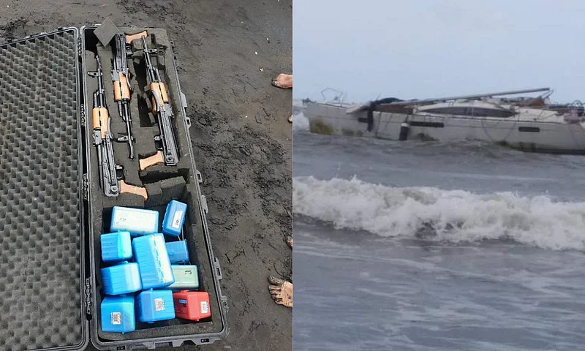 रायगडमधून मोठी बातमी समोर ; समुद्रकिनारच्या बोटीमध्ये आढळली शस्त्रे