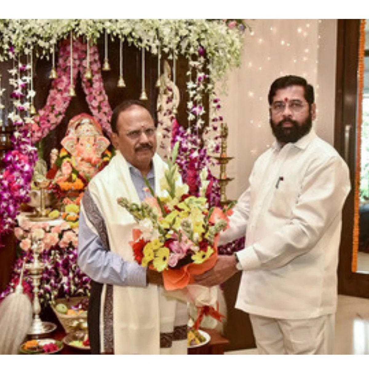 राष्ट्रीय सुरक्षा सल्लागार अजित डोवाल मुंबईत;मुख्यमंत्री, उपमुख्यमंत्री, पोलीस महासंचालकांसोबत घेतली बैठक
