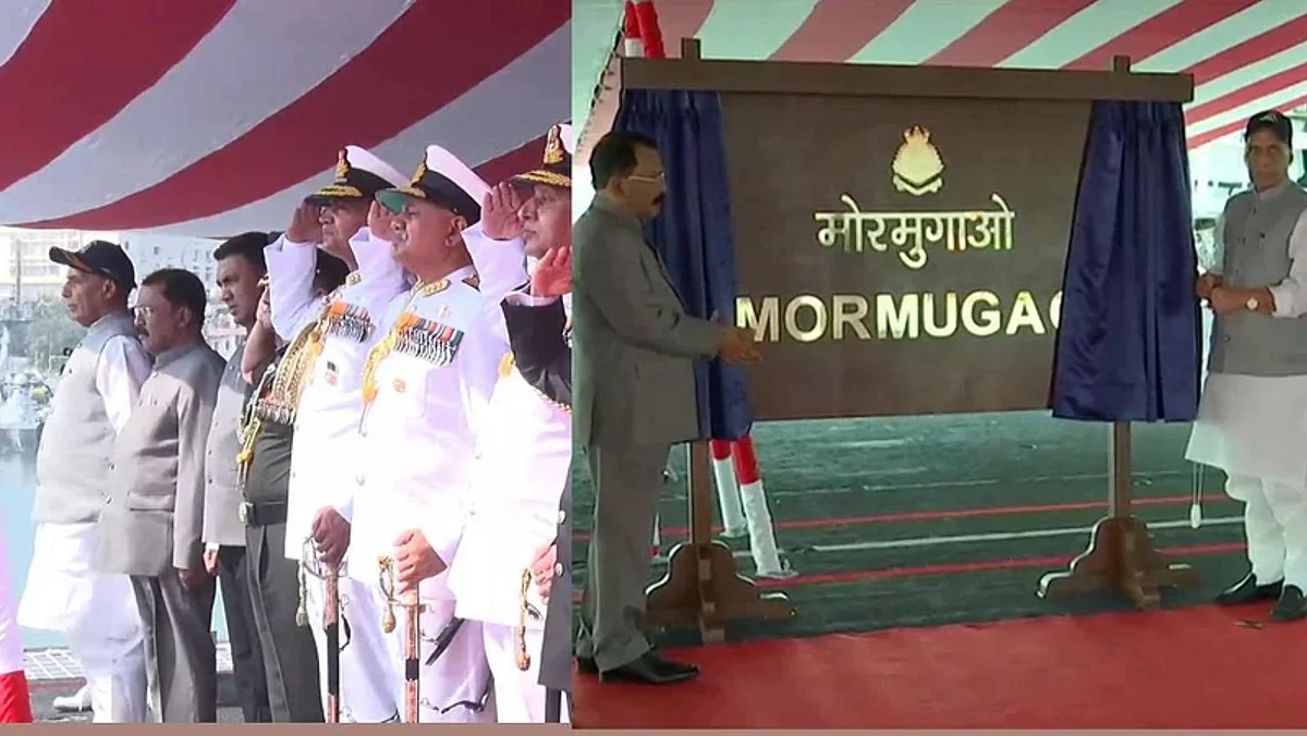 INS Mormugao : शत्रूंना धडकी भरवणारी आयएनएस मोरमुगाओ भारतीय नौदलात दाखल; काय आहेत वैशिष्ट्ये?
