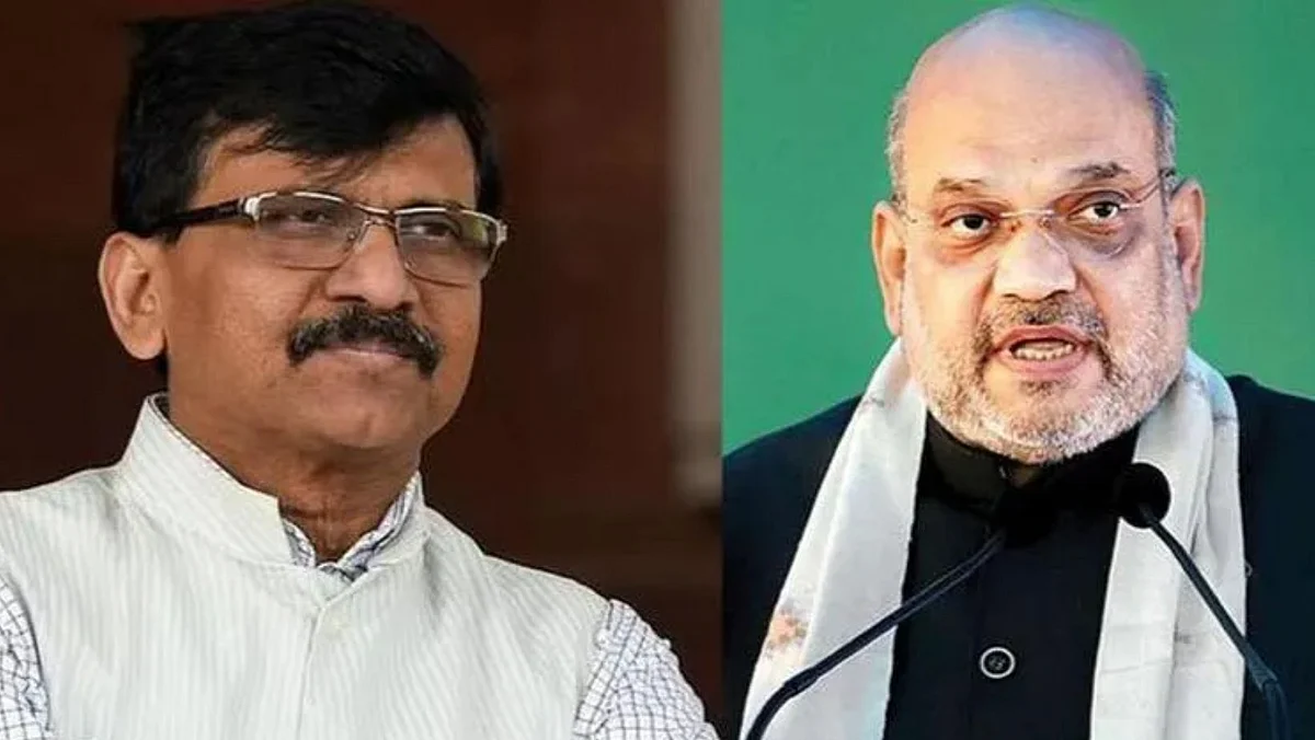 Sanjay Raut : सीमावादाचा सर्वाधिक फटका अमित शहांच्या सासरवाडीलाच; असं का म्हणाले संजय राऊत?