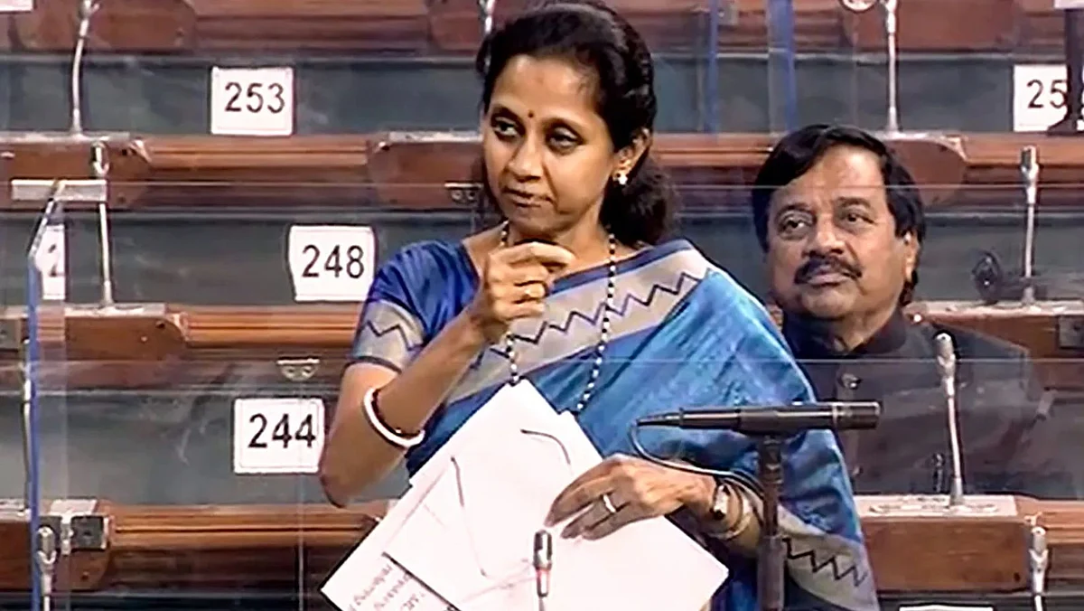 Loksabha : भर लोकसभेत खासदार सुप्रिया सुळेंनी भाजपसह कर्नाटकच्या मुख्यमंत्र्यांनाही सुनावले; म्हणाल्या...