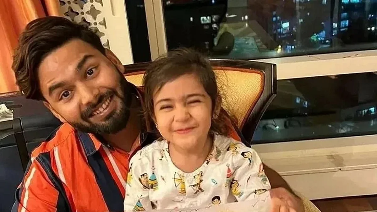 रोहितची मुलगी समायराने इन्स्टाग्रामवर व्हिडिओ पोस्ट करत ऋषभला खास शुभेच्छा दिल्या