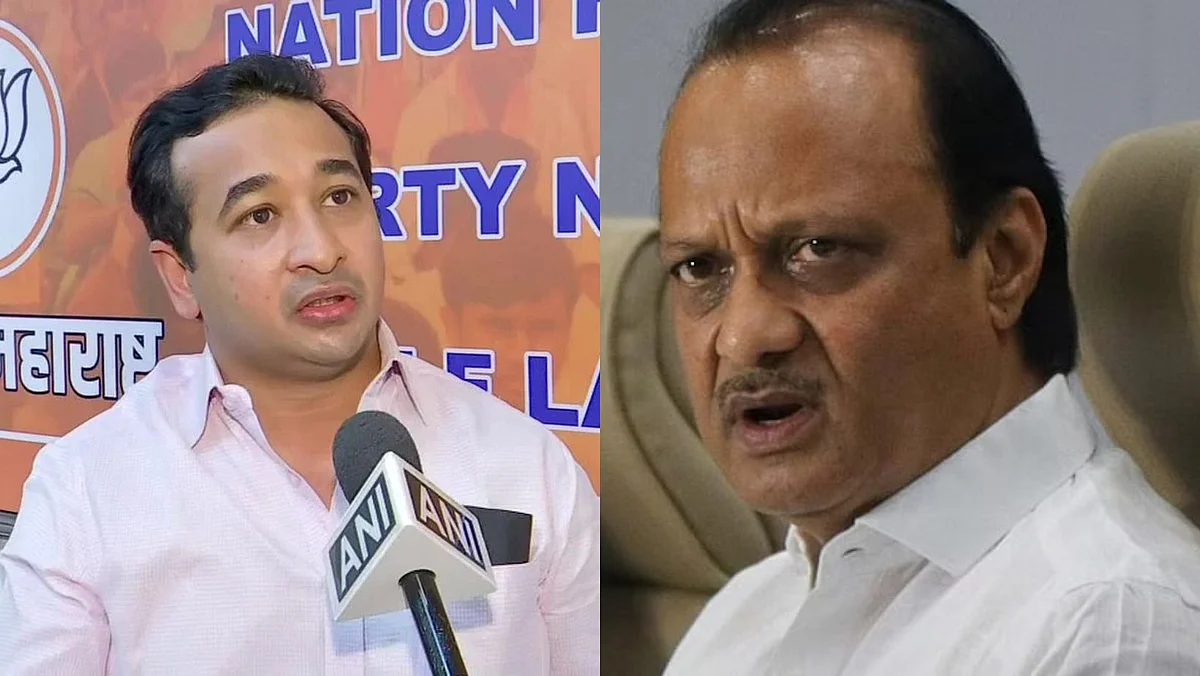 Nitesh Rane : '...यावरून तुमची वैचारिक उंची कळाली'; नितेश राणेंनी का केली अजित पवारांवर टीका?