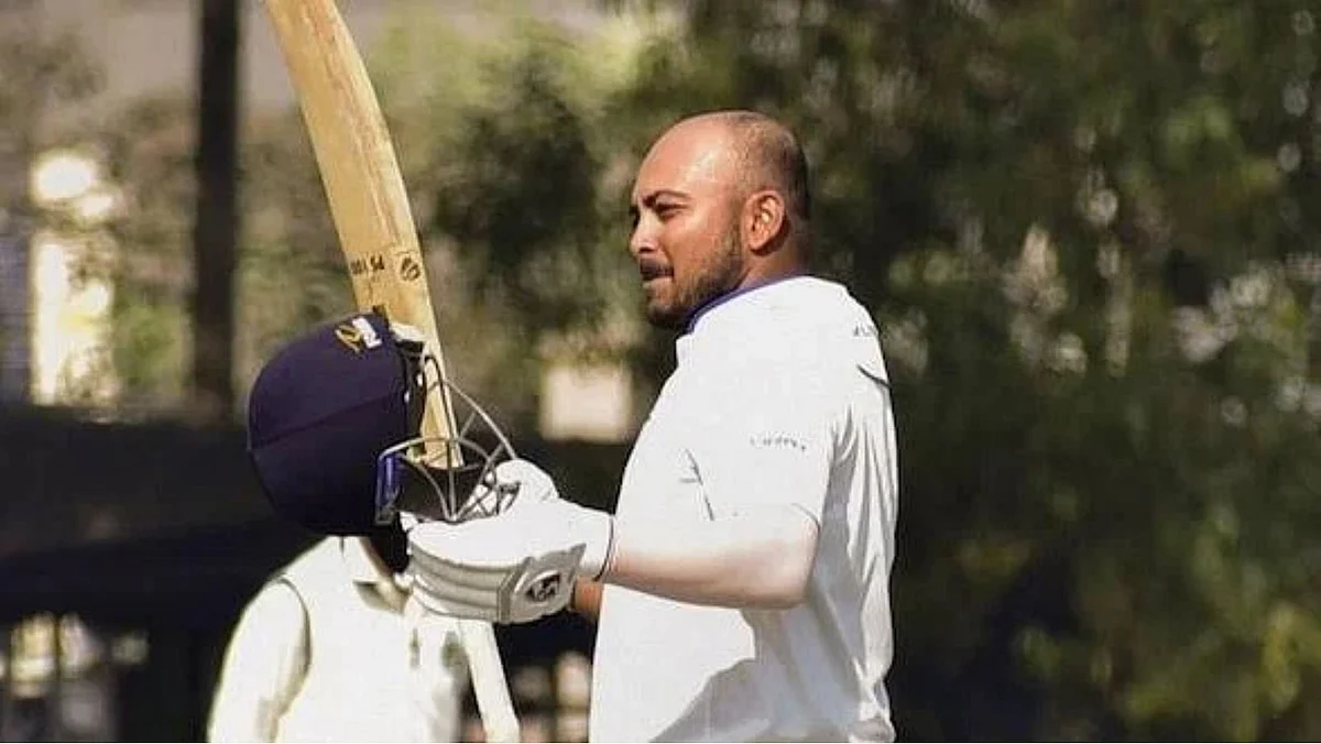 Prithvi Shaw : पृथ्वीने केली कमाल; निवडसमितीला दिले त्रिशतकाने उत्तर