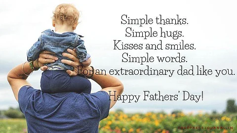 Happy Fathers Day Quotes 2019 Father's Day 2019: Wishes, Quotes, Greetings, Images To Share On Sms,  Whatsapp, Facebook And Instagram
