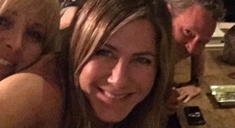 The one with blow? Twitter is very curious about the white powder on Jennifer Aniston's first...