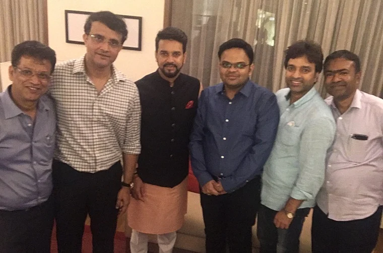 The new BCCI team: Sourav Ganguly shares picture with Jay Shah and Co, thanks Anurag Thakur