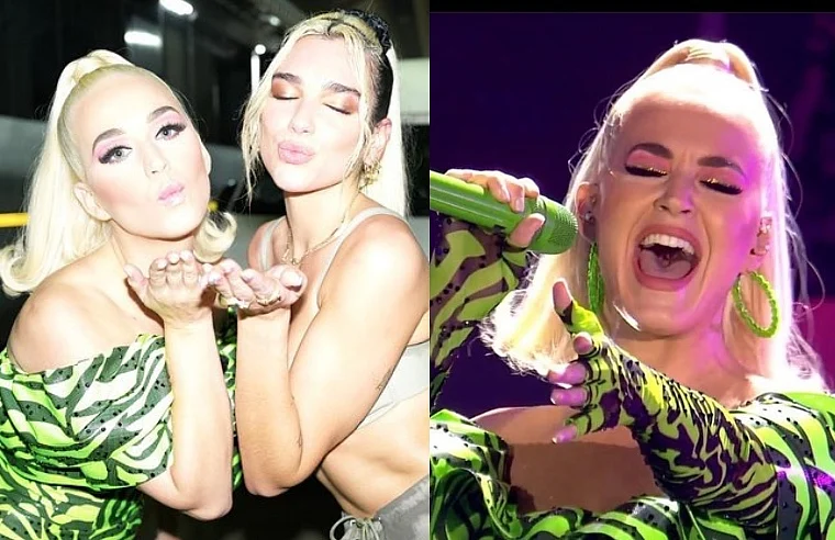 Watch Katy Perry and Dua Lipa concert: Popstar duo battle Mumbai's humidity to pull off...