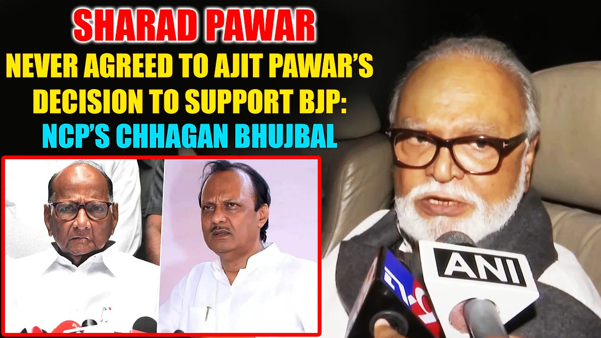 Sharad Pawar never agreed to Ajit Pawar’s decision to support BJP: NCP leader Chhagan Bhujbal