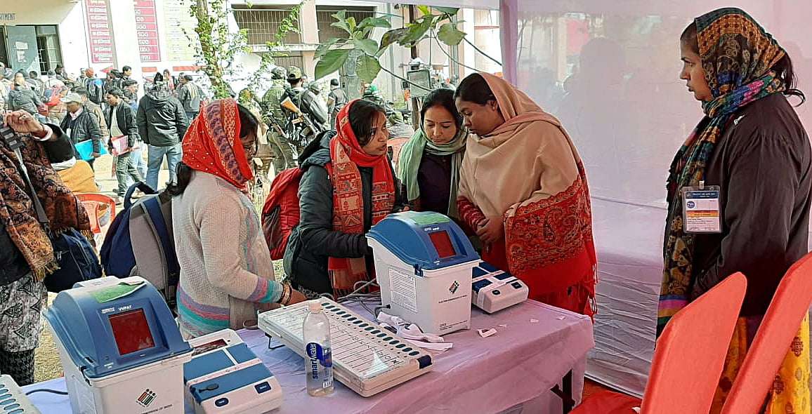 Khargone: 60 sensitive polling booths inspected - Vimarsana News