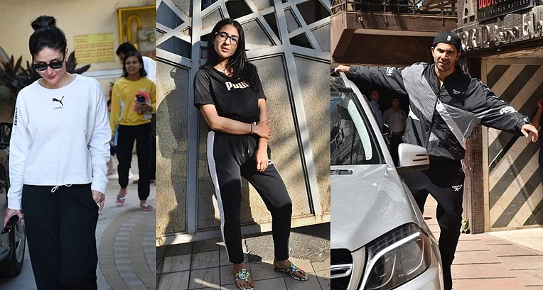 Celebrity spottings: Kareena Kapoor, Sara Ali Khan, Varun Dhawan and others captured by shutterbugs