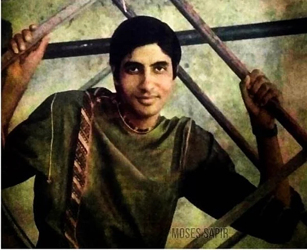 Megastar Amitabh Bachchan shares a throwback picture from his first ever magazine photo shoot