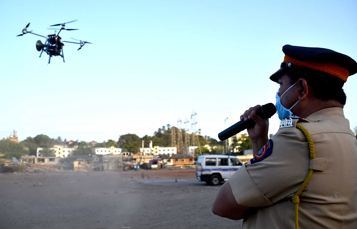 Coronavirus in Mumbai: BMC uses warning drones to check lockdown violations in COVID-19 hotspot...