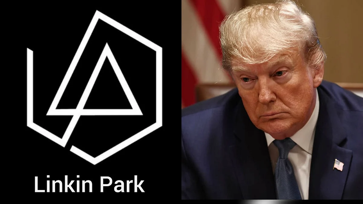 Twitter removes video posted by Donald Trump after copyright notice by rock band Linkin Park