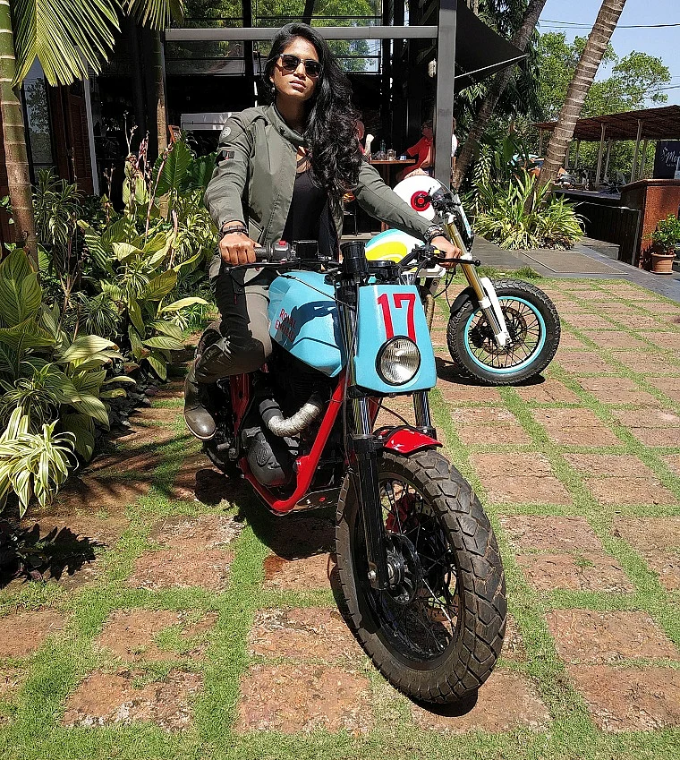 Biker and Entrepreneur Abhinaya Natarajan